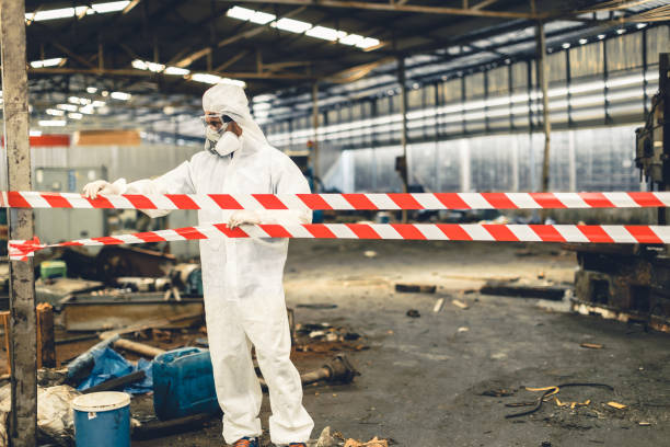 Professional Odor Removal technician working in Barnstable, MA